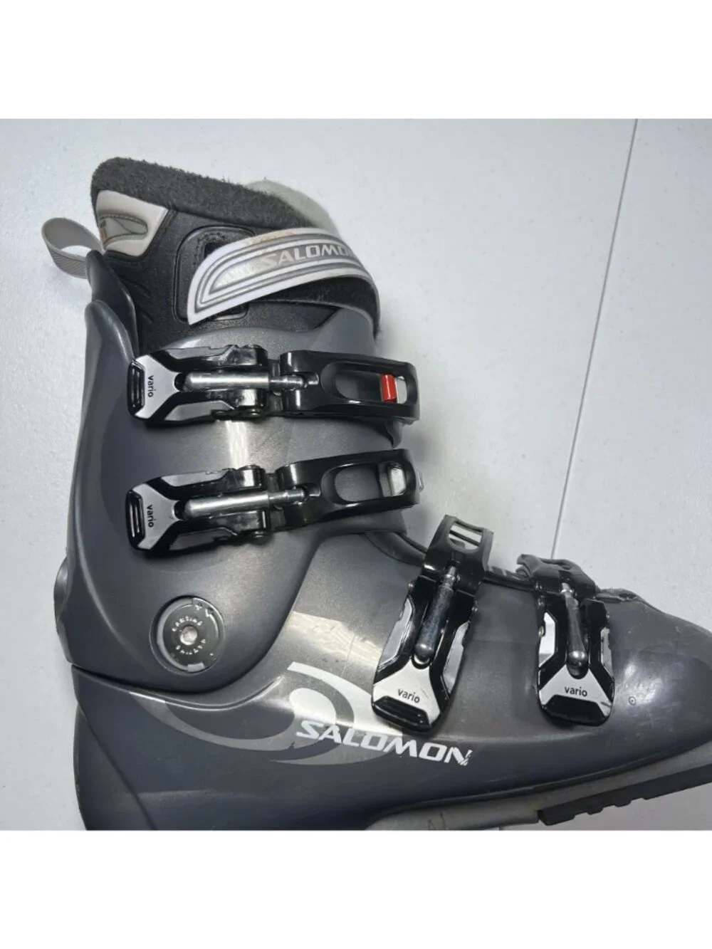 Salomon Womens Performa 4.99 SensiFit Gray Alpine Ski Boots Size 9